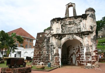 Festung Porta di Santiago in Malakka, Malaysia