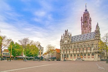 Das Rathaus in Middelburg, Niederlande