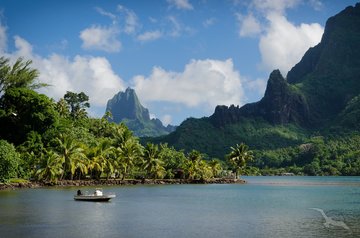 Cooks Bay in Moorea, Französisch Polynesien