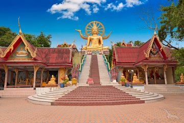 Wat Phra Yai Tempel, Ko Samui, Thailand