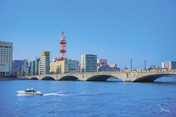 Niigata, Fluss Panorama