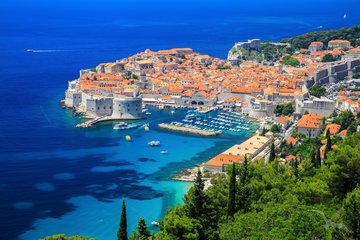 Panoramablick auf Dubrovnik, Kroatien