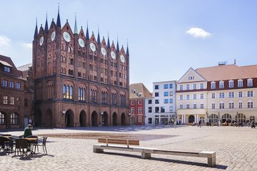 Rathaus in Stralsund, Deutschland