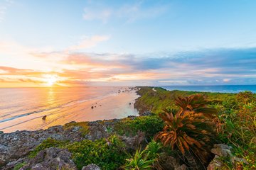Küste Okinawas, Japan