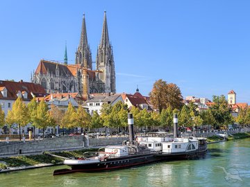 Die Kathedrale von Regensburg, Deutschland