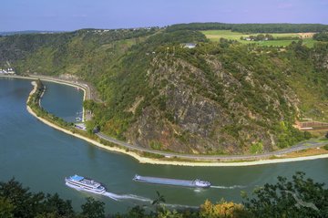 Die Loreley am Rhein, Deutschland
