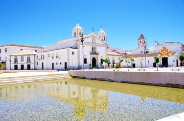 Platz in Lagos, Portugal
