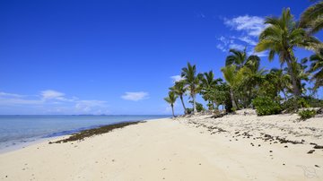 Strand auf Tivua Island, Fidschi