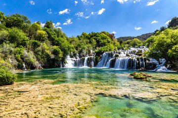 Wasserfälle im Nationalpark Krka, Kroatien