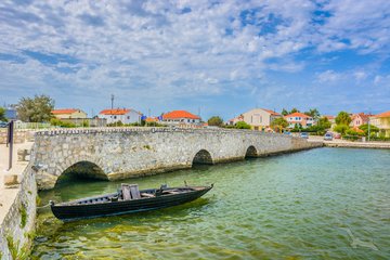 Brücke in Nin, Kroatien