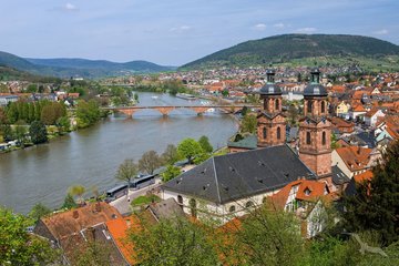 Panorama der Stadt Miltenberg, Deutschland