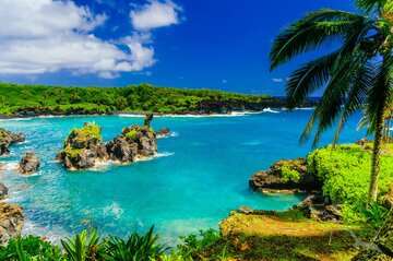 Bucht von Hana auf Hawaii, USA