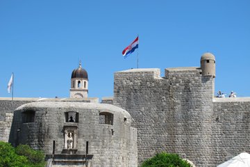 Stadtmauer in Dubrovnik, Kroatien