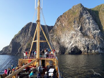 Hareid, Bootsfahrt mit MS Polarstern