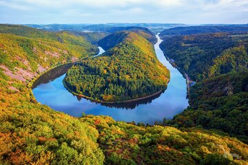 Saarschleife in Mettlach, Deutschland