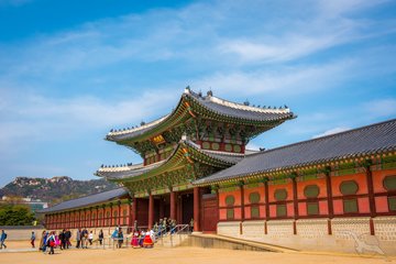 Gyeongbokgung Palast in Seoul, Südkorea