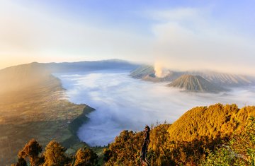 Vulkan Bromo auf der Insel Java, Indonesien