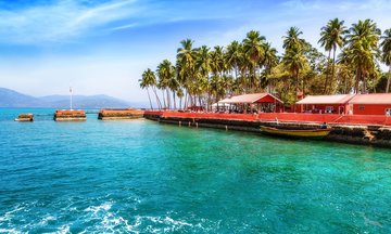 Insel Ross in Port Blair, Indien
