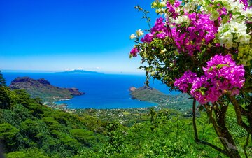 Panorama von Nuku Hiva, Franz. Polynesien