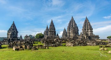 Tempelanlage Prambanan auf Java, Indonesien