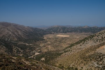 Hochebene Omalos Plateau auf Kreta, Griechenland