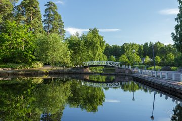 Sapokka Wasser Garten in Kotka, Finnland