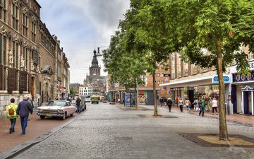 Straße in Nijmegen, Niederlande