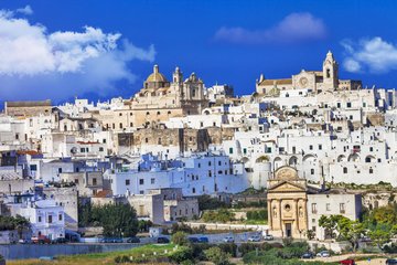 Panorama von Ostuni, Italien