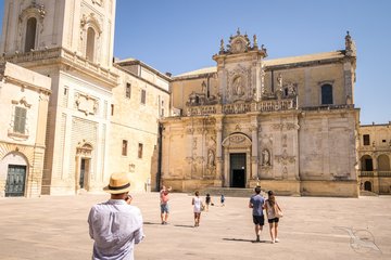 Piazza del Duomo in Lecce, Italien