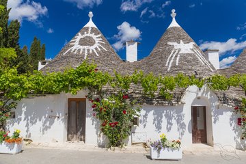 Trulli-Häuser in Alberobello, Italien