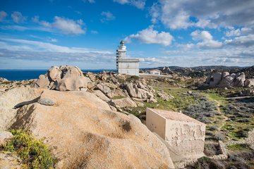 Leuchtturm von Capo Testa, Italien
