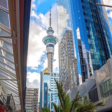 Der Skytower in Auckland, Neuseeland