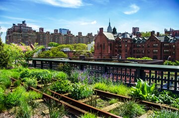 Highline Park in Manhattan, USA
