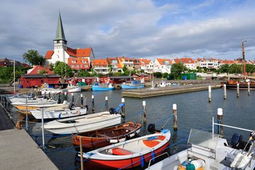 Hafen von Ronne auf Bornholm, Dänemark