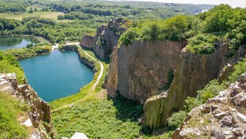 Burg Hammershus auf der Insel Bornholm, Daenemark