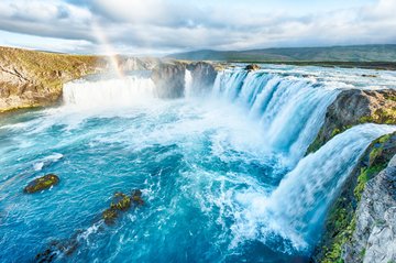 Godafoss Wasserfall, Island