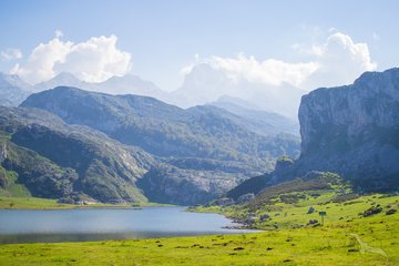 Asturias Ercinia Covadonga Fluss, Spanien
