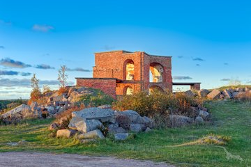 Verteidigungsgebäude auf der Inselgruppe Åland, Finnland