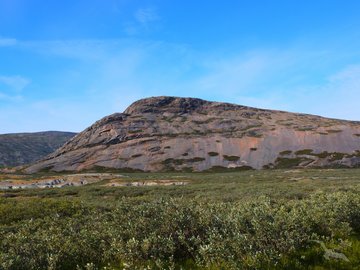 Landschaft von Kangerlussuaq, Grönland
