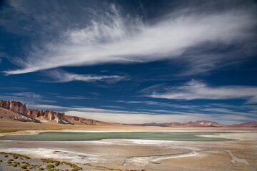 Salzsee in der Atacamawüste, Chile