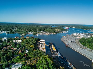 Luftaufnahme von Turku, Finnland