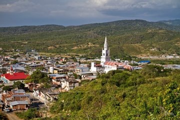 Aussicht auf die Stadt Manta, Ecuador