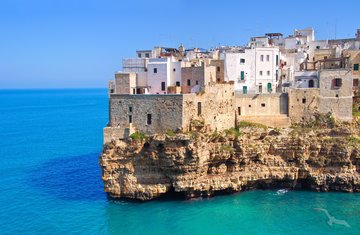 Küste von Bari, Italien