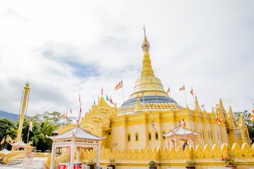 Brastagi Tempel in Medan, Indonesien
