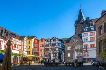 Innenstadt von Bernkastel-Kues, Deutschland