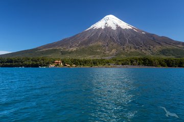 Blick auf den Vulkan Osorno, Chile