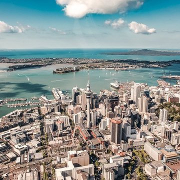 Helikopterrundflug in Auckland