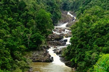 Wasserfall im Regenwald Madagaskars