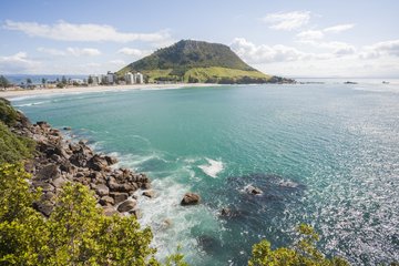 Strand von Mount Maunganui, Neuseeland