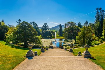 Die Gärten des Powerscourt Estate, Dublin, Irland
